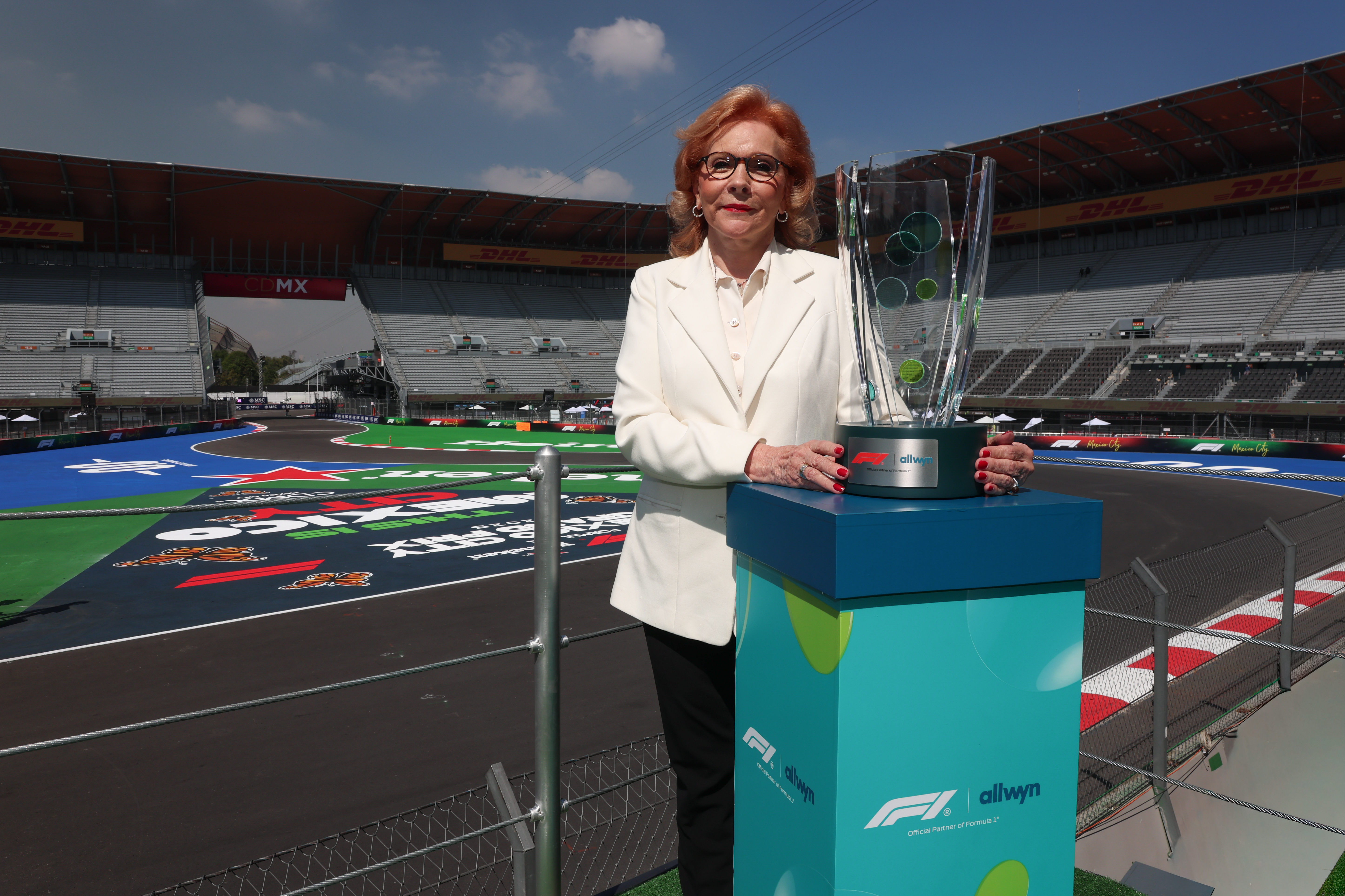 Prof. Sylvia Garcia Escamilla, president of The John Langdon Down Foundation, wins the F1® Allwyn