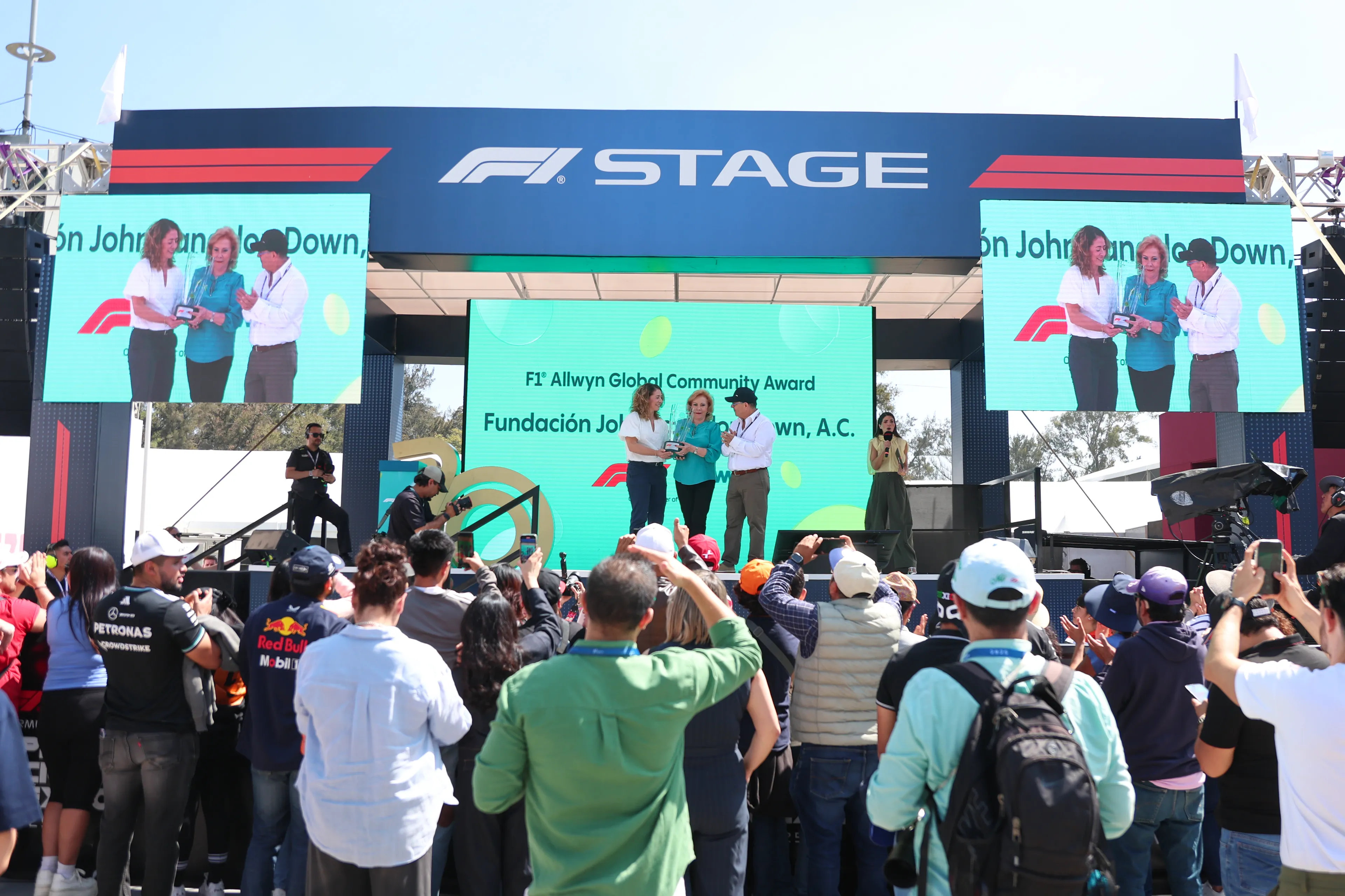 The John Langdon Down Foundation Wins F1® Allwyn Global Community Award at Mexico Grand Prix